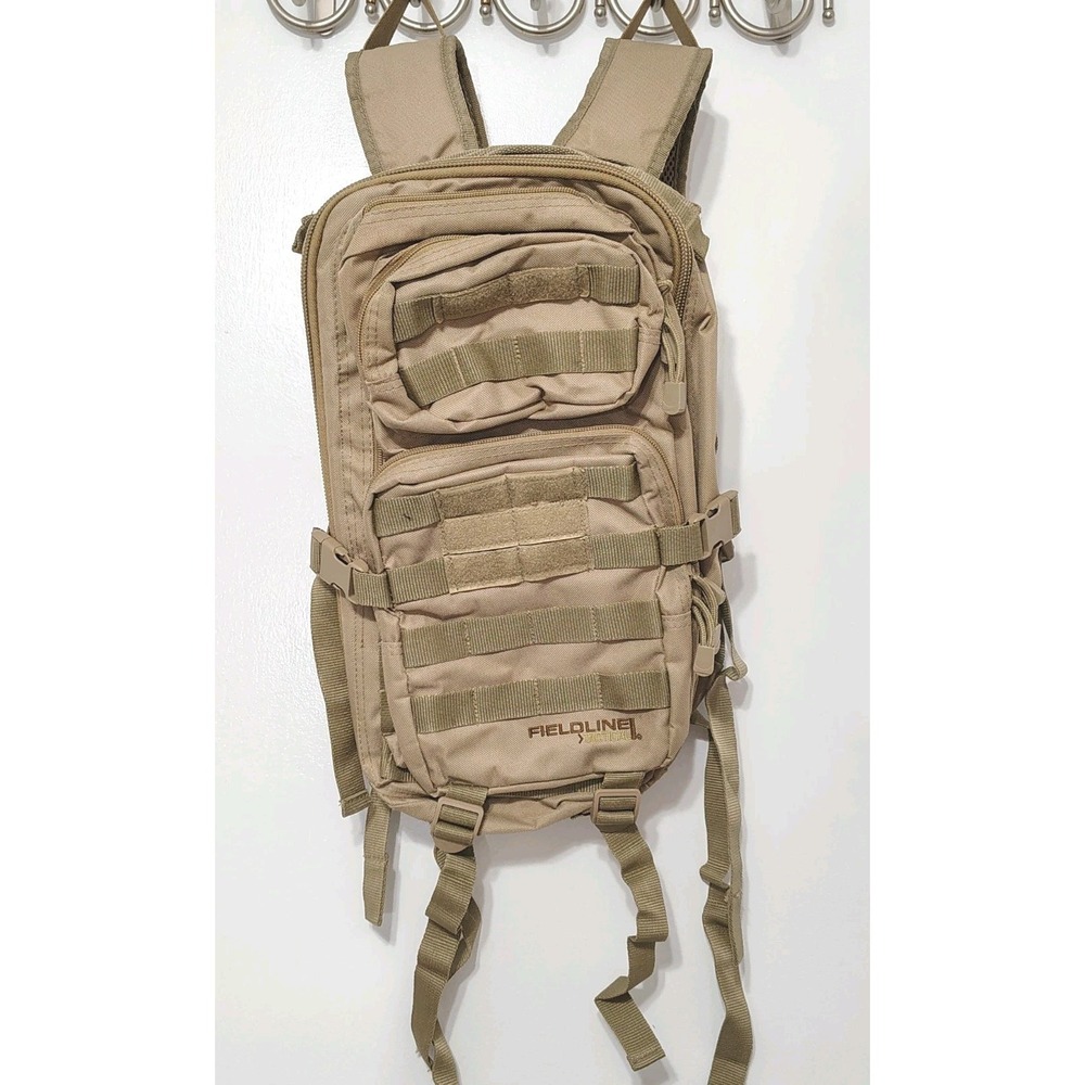 Fieldline Tactical Backpack Beige 18"x 11" Please Read Description See Pictures